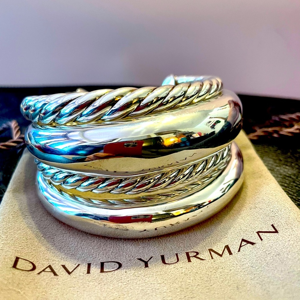 David Yurman 4 Row Free Form Cuff